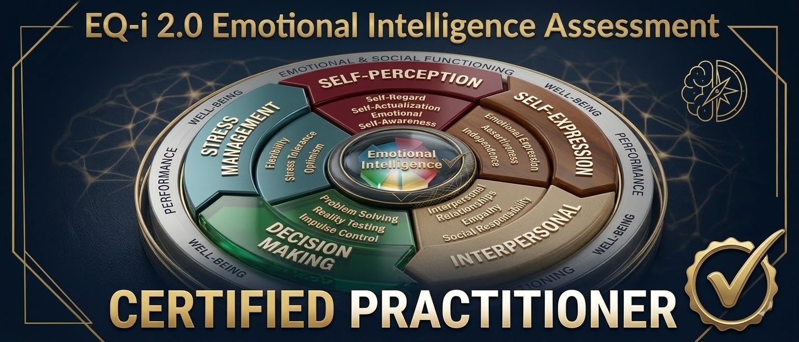EQ-i 2.0 Emotional Intelligence Assessment model and certified practitioner designation