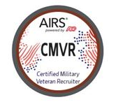AIRS Certified Military Veteran Recruiter badge